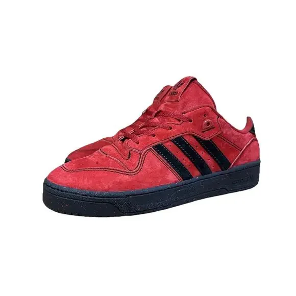 - Adidas x Marvel Rivalry Low Deadpool Red Suede JR2480 Men's Shoe Size 18